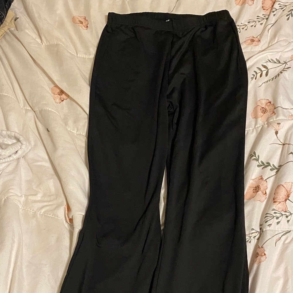 SHEIN Black Wide Leg Women's Pants